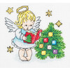 Klart набор для вышивания 8-272 Рождественский ангел 11 х 12 см Фото 2.