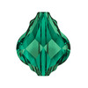 Бусина стеклянная 5058 цветн. 10 мм в пакете кристалл изумруд (emerald 205) Фото 2.