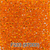 Бисер Чехия GAMMA круглый 6 10/0 2.3 мм 5 г 1-й сорт F233 оранжевый ( 97000 ) Фото 1.