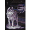 Набор для вышивания PANNA J-0462 Белый волк 24.5 х 36 см Фото 1.