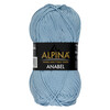 Пряжа ALPINA ANABEL 100% мерсеризованный хлопок 50 г 120 м №086 серо-голубой Фото 1.