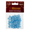 Кнопка Micron POM-12 Кнопки пластиковые пластик d 12 мм 15 шт. № 005 голубой Фото 2.