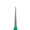 Для вязания Gamma RCH крючок с прорезин. ручкой сталь d 1.0 мм 13 см в блистере . Фото 3.