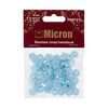 Кнопка Micron POM-12 FL Кнопки пластиковые пластик d 12 мм 15 шт. № 005 голубой Фото 2.