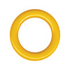 Фурнитура Sofi люверсы цветные пластик пластик LP-075 d 48/75 мм №05 желтый Фото 1.