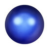 Бусина стеклянная 5810 радужные 8 мм в пакете под жемчуг кристалл глубокий синий (irid. dark blue 949) Фото 1.