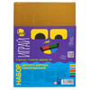 Лео Играй Гофрленген түрлі-түсті картон, түсі металл жарқылды LPCB-02 260 г/м2 А4 21 х 29.7 см 5 л. 5 түсі . Фотосурет 1.