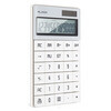 Deli Nusign Калькулятор настольный 12 разрядный 220х120х20 мм белый ENS041WHITE Фото 2.