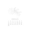 Акварельный календарь Нарисуй свой календарь 290 x 580 мм Котенок (начальный уровень) Фото 4.