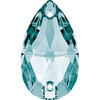 Страз 3230 Crystal AB 12 х 7 мм кристалл в пакете св.бирюзовый (lt. turquoise 263) Фото 1.