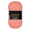 Пряжа ALPINA ANABEL 100% мерсеризованный хлопок 50 г 120 м №014 персиковый Фото 1.