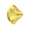 Страз неклеевой 2714 MM Crystal AB 6 х 5.1 мм кристалл в пакете золотистый металлик (001 METSH) Фото 1.