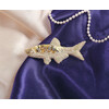 Набор для вышивания PANNA Живая картина JK-2228 Брошь. Золотая рыбка 6.5 х 3 см Фото 1.