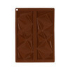 Форма силиконовая S-CHIEF для конфет SPC-0127 24.2 x 17.5 x 1.5 см плитка шоколада - 2 ячейки Фото 1.