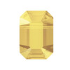 Бусина стеклянная 5514 Crystal AB 10.0 x 7.0 мм в пакете кристалл золотистый металлик (001 METSH) Фото 1.