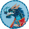 Набор для вышивания PANNA Живая картина JK-2315 Брошь. Дракон Такеши 5.5 х 5.5 см Фото 1.
