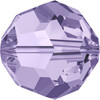 Бусина стеклянная 5000 цветн. 4 мм в пакете кристалл бл.фиолетовый (violet 371) Фото 1.