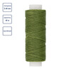Промысел Нитки вощёные кручёные (полиэстер) LC-005 для кожи 0.45 мм 40 м № 011 зелёный Фото 3.