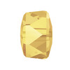 Бусина стеклянная 5045 Crystal AB 4 мм в пакете кристалл золотистый металлик (001 METSH) Фото 1.