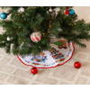 Набор для вышивания PANNA PR-7254 Юбка для новогодней ёлки 61 х 61 см Фото 6.