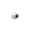 HobbyBe MEO-9*7 Глаза овальные с бегающими зрачками 9х7мм черно-белые Фото 2.