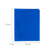 Expert Complete Flexi Папка с металлическим прижимом A4 450 мкм 15 мм песок синий 220514 Фото 3.