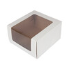 S-CHIEF BFC-008 Кондитерская коробка для торта С ОКНОМ 18 x 18 x 10 см №1 белый Фото 1.