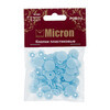 Кнопка Micron POM-15 Кнопки пластиковые пластик d 15 мм 15 шт. № 005 голубой Фото 2.