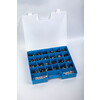 Gamma Коробка для шв. принадл. OM-008 пластик 35.5 x 31 x 6 см бордовый Фото 4.