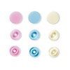 Кнопка PRYM 393007 PL Color Snaps пластик d 12.4 мм 30 шт. розовый/голубой/перламутровый Фото 3.