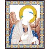 Кристальная (алмазная) мозаика  ФРЕЯ ALVR-175 Икона Ангела-хранителя 22 х 27 см Фото 3.