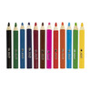 Лео Расти Набор цветных трехгранных коротких карандашей джамбо LTJS-12 заточенный 12 цв. . Фото 2.