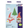 Набор для вышивания PANNA Новогодняя игрушка IG-7179 Новогодние гномики 6 х 12 см Фото 2.