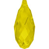 6010 Подвеска цветн. 13 х 6.5 мм кристалл в пакете желтый мат. (yellowopal 231) Фото 1.