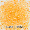 Бисер Чехия GAMMA круглый 5 10/0 2.3 мм 5 г 1-й сорт E415 т.желтый ( 01182 ) Фото 1.