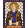 Набор для вышивания PANNA CM-1303 Икона Святого преподобного Сергия Радонежского 8.5 х 10.5 см Фото 1.