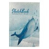 Проф-Пресс Скетчбук Голубой кит 100 г/м2 30 х 20.3 см прошивка и склейка 64 л. 64-8175 Фото 1.