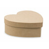 Заготовка для декорирования Love2art PAM-134 коробка папье-маше 20.3 х 20.3 х 7.6 см в форме сердца Фото 1.