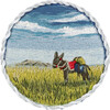 Набор для вышивания PANNA Живая картина JK-2184 Брошь. Ослик в прерии 5.5 х 5.5 см Фото 3.