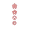 Кнопка Micron POM-12 FL Кнопки пластиковые пластик d 12 мм 15 шт. № 004 розовый Фото 3.