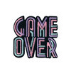 Gamma ETF Термоаппликация № 05 1 шт 02-514 Game over 5.3 х 5.1 см Фото 2.