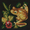 Набор для вышивания PANNA J-0399 Золотая лягушка 12.5 х 12.5 см Фото 1.