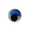 HobbyBe MER-15 Глаза круглые с бегающими зрачками цв. d 15 мм синий Фото 1.
