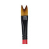 Кисть синтетика Mr.Painter SHB-L-13 фигурная короткая ручка форма ласточкин хвост №13 Фото 1.