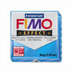 FIMO Effect полимерная глина 57 г 8020-374 полупрозрачный синий Фото 1.