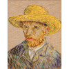 Набор для вышивания PANNA Золотая серия MET-7365 Автопортрет в соломенной шляпе 21.5 х 27 см Фото 1.