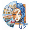 Набор для вышивания Сделай своими руками В-29 Венецианская маска(хлопок) 42 х 48 см Фото 1.