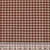 Ткань для пэчворка PEPPY БАБУШКИН СУНДУЧОК 50 x 55 см 140 г/кв.м ± 5 100% хлопок БС-09 клетка коричневый Фото 5.