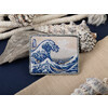 Набор для вышивания PANNA Живая картина MET-JK-2268 Брошь. Большая волна в Канагаве 5 х 6 см Фото 6.
