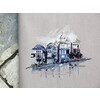 Набор для вышивания PANNA Скетчевые зарисовки GM-7266 Улица Штайнер 21 х 18 см Фото 4.
